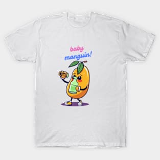 baby manguin, baby bottle, tender sticker T-Shirt